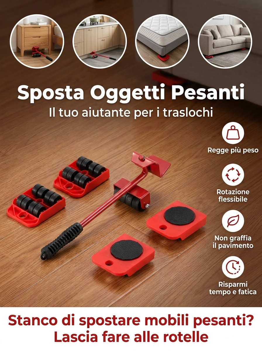 SpostaMobili Pro™ – Sposta Mobili Senza Sforzo