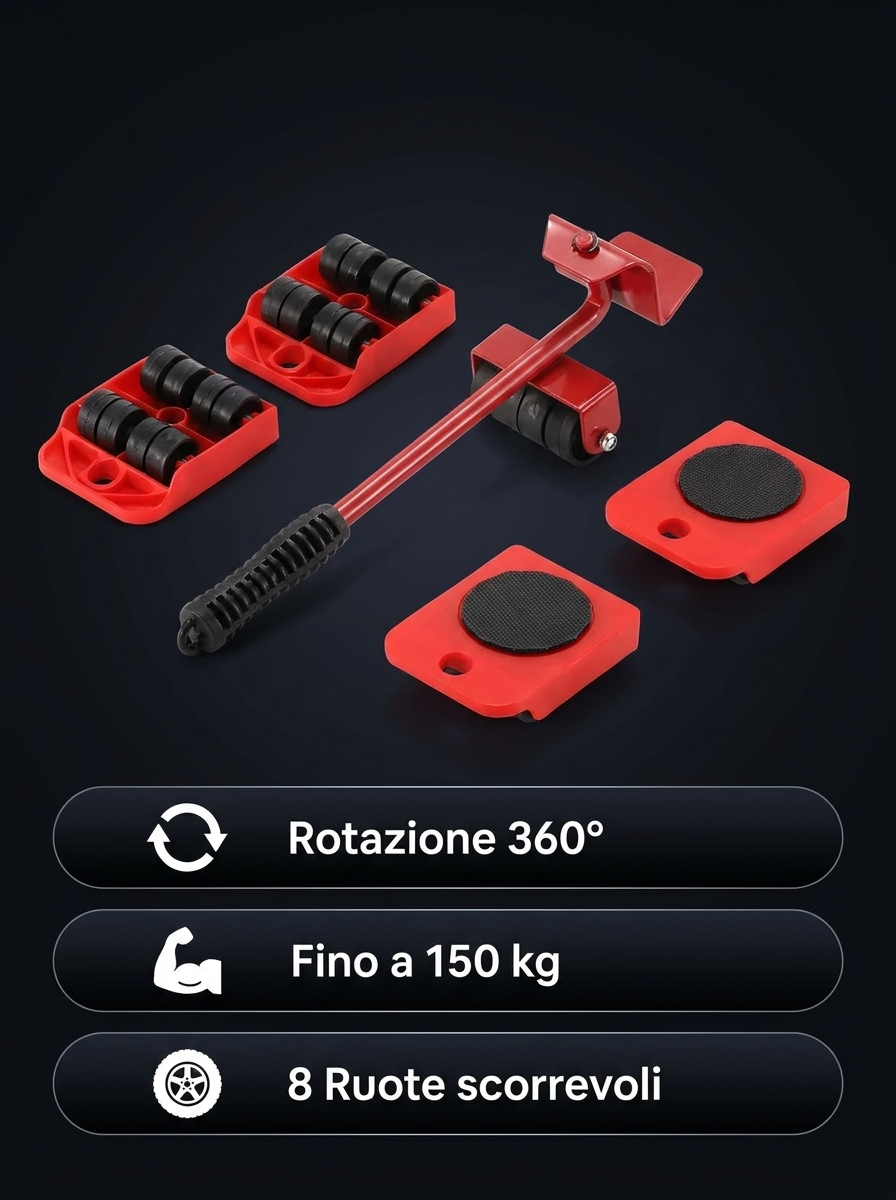 SpostaMobili Pro™ – Sposta Mobili Senza Sforzo